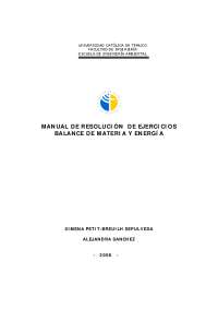 Manual de balance de materia y energía