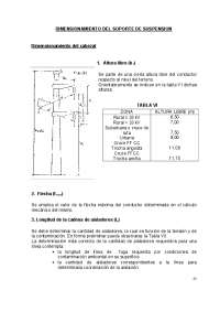 calculo mecánico de lineas