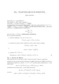 MQ - TRASFORMAZIONI SIMMETRIA - ZWIRNER UNIPD