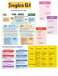 INGLES B1 RESUMEN PARA ESTUDIANTES