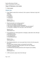 OpenStax Microbiology Test Bank Chapter 10: Biochemistry of the Genome