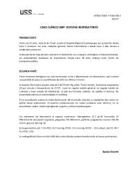 CASO CLÍNICO ABP: SISTEMA RESPIRATORIO