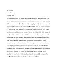 abnormal psych portfolio