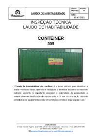 Laudo de habitabilidade