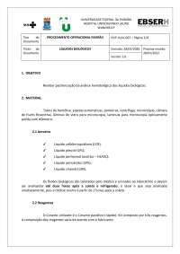 Análise de Líquidos Biológicos