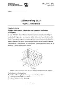 Klausur aus dem Jahr 2014 zur Vorbereitung