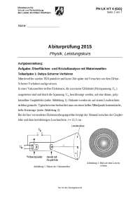 Physik Klausur zur Vorbereitung aufs Abitur