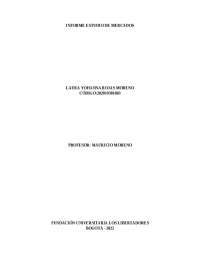 Informe Estudio de Mercados