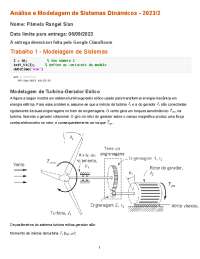 trabalho de modelagem de sistemas dinamicos