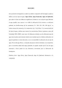 Análisis comparativo del hormigón fabricado con diferentes tipos de agua