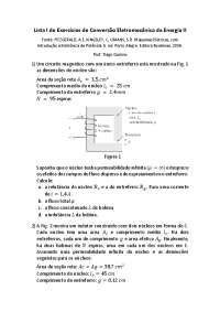 Lista de exercícios de CEME II
