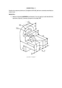 Examen final de autocad - isometria