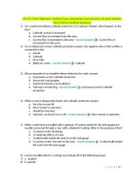 U3 ICC Tank Tightness Testing Exam Questions and Answers (Latest Update 2023-2024) Verifie