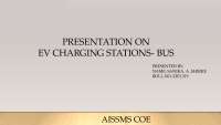 EV Charging Stations for Buses in India