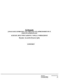 Paniere 2023 LINGUAGGI ESPRESSIVI NEI PROCESSI DI APPRENDIMENTO E CRESCITA PERSONALE Lucar