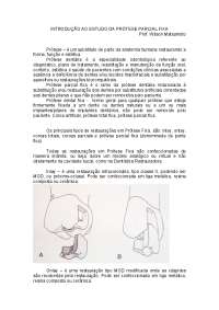 Introdução a protese parcial fixa
