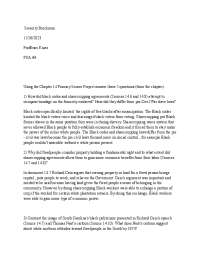 Assignment on the reconstruction period in the South