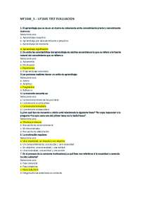 TODOS LOS TEST DOCENCIA MF 1444 - UF1645