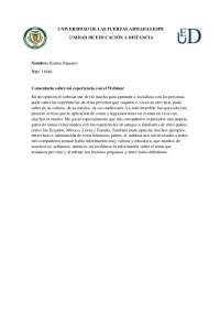 Reflexiones sobre la Experiencia en un Webinar de Interculturalidad
