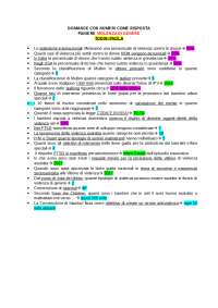 ELENCO PUNTATO CON RISPOSTE NUMERICHE DA PANIERE