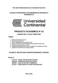 PRODUCTO ACADEMICO N° 03