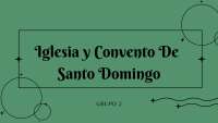 Análisis arquitectónico del convento santo domingo