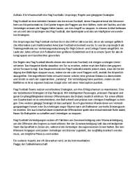 Flag Football für den Sportunterricht