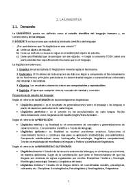 Apuntes tema 1 de Introducción a la Lingüística