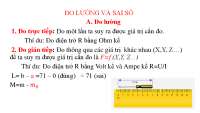 Sai số thí nghiệm vật lý