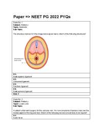 Neet pg 2022 paper with answers