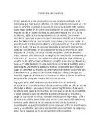 Justificación cartel