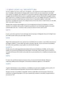 I 5 SENSI NELL'ARCHITETTURA