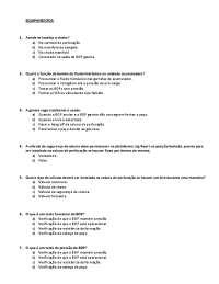 EXERCICIOS DE WELL CONTROL