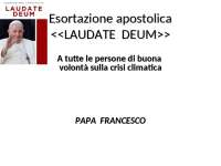 ENCICLICA LAUDATE DEUM