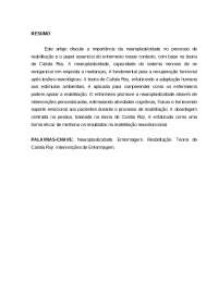Neuroplasticidade e o papel do enfermeiro