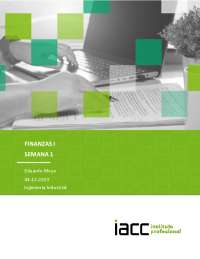 Semana 1 finanzas Matemática Financiera conceptos básicos