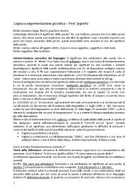 Logica e argomentazione giuridica