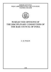 Professional ethics 50 Bar council opinions The Bar Council sets forth ethical guidelines