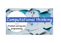 Introduction to Computational Thinking and Design Thinking