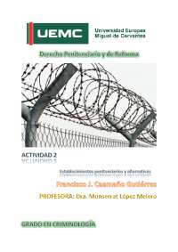 La Reforma Penitenciaria: El Caso de Carlos - Prof. López Melero