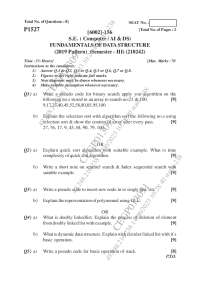 fds se comp question paper