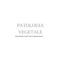 PATOLOGIA VEGETALE (3 moduli)