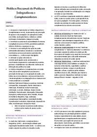 Resumo de aula da política de práticas integrativas e complementares
