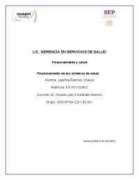Financiamiento del Sistema de Salud en México: Estructura, Leyes y Ramos del Presupuesto