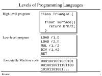 Técnicas de análisis y generación de código en compiladores - Prof. Ruiz