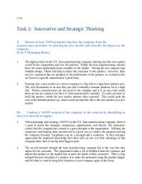 Risks and SWOT Analysis for a Boat Manufacturing Company