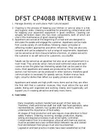 DFST CP4088 INTERVIEW 1