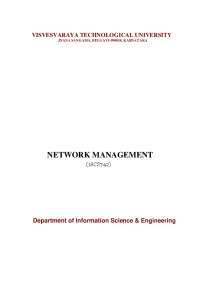 Network Management is about Managing  Computer networks in WAN