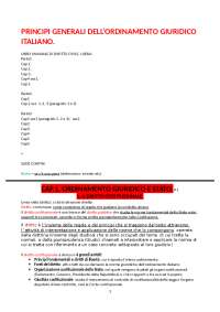 Materia "Principi Generali Dell’ordinamento Giuridico Italiano" prof Giacalone