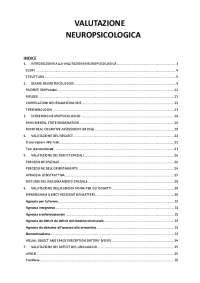 Valutazione Neuropsicologica: Introduzione e Metodi - Prof. Priftis